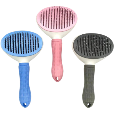 Slicker Dog Cat Gromming Comb Brush Large Round Shaped image