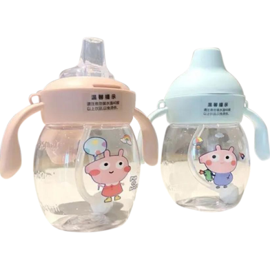 Duck Beak Slicone Nipple PPSU plastic material Kids Water Bottle/Mom pot 250ml -1pcss ( Any Color) image