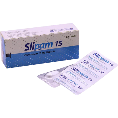 Slipam 15 mg Capsule 6's Strip image