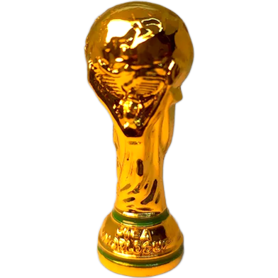 Small Golden Football World Cup Trophy Desktop Car Table Gift image