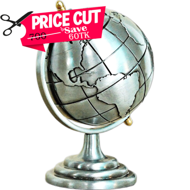 Small Metal Globe Showpiece for Office or Home image