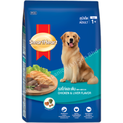 SmartHeart Adult Dry Dog Food - Chicken and Liver Flavour 20kg image