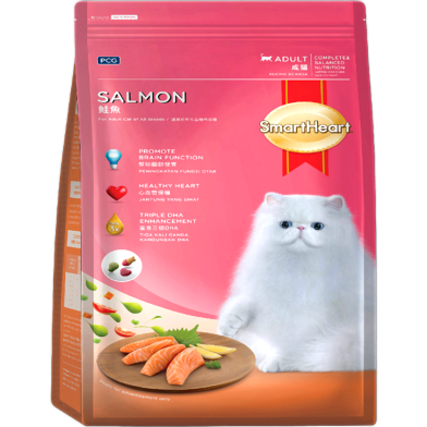SmartHeart Dry Cat Food - Salmon Flavour 3kg image