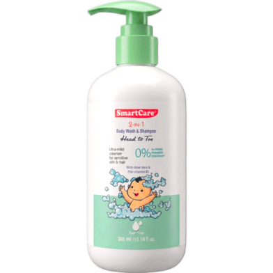 Smart Care 2 In1 Baby Body Wash And Shampoo 300ml image