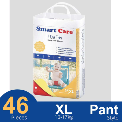 Smart Care Pant System Baby Diaper (XL Size) (12-17 Kg) (46 Pcs) image