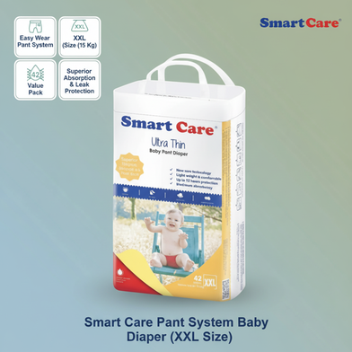 Smart Care Pant System Baby Diaper (XXL Size) (15-25 Kg) (42 Pcs) - SBD-PantXXL’42 Slide 2