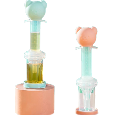 Smart Cartoon Baby Dropper Feeder - Infant Medicine Dispenser Spoon for Easy Medication - 1 pcs image