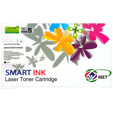 Smart Ink 26a Hp Cf226a Toner Compatible With Hp Laser M402d M402n M402dn M402dw M426fdn M426fdw And Canon Image Class Lbp214dw 215dw Mf426dw 424dw 429dw I-sensys Lbp212dw 214dw 215x Mf421dw Page Yield 3100 image