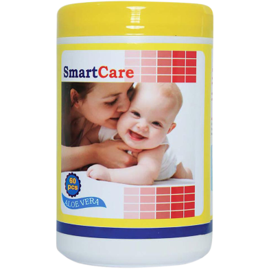 Smartcare Wet Wipes With Tube - 1×60pcs image