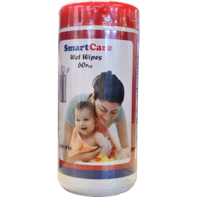 Smartcare Wet Wipes With Tube - 1×60pcs image