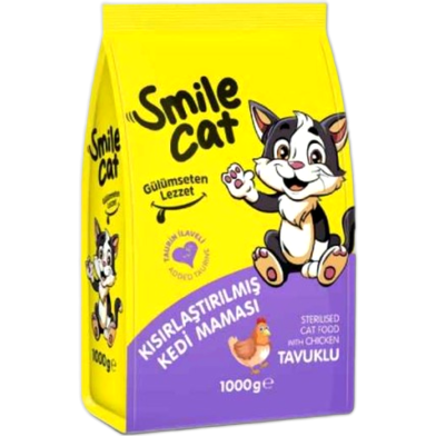 Smile Cat Adult Dry Cat Food - Chicken 1kg | Dry Cat Food image