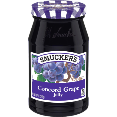 Smuckers Concord Grape Jelly Glass Jar 1.36 kg image