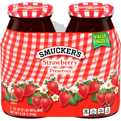 Smuckers Strawberry Jam 907 gm X 2 pcs 1.81 kg image