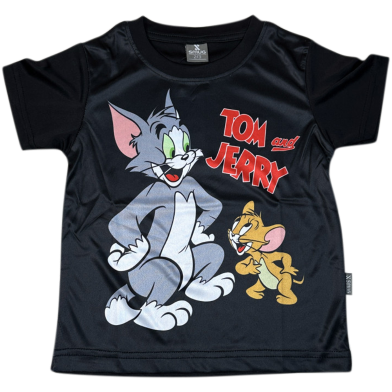 Smug Kids Premium T-Shirt Tom And Jerry With Black image