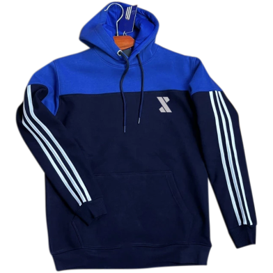 Smug Premium Full Sleeve Fleece Hoodie For Men Blue image