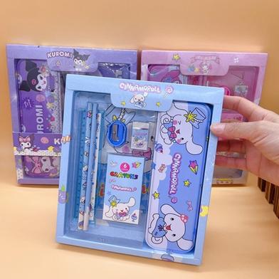 Socute Stationery Set Pencil Case Box Crayons Gift Set Any Color - Cinnamoroll Slide 3