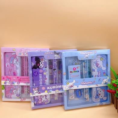 Socute Stationery Set Pencil Case Box Crayons Gift Set Any Color - Cinnamoroll Slide 5