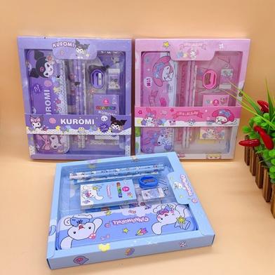 Socute Stationery Set Pencil Case Box Crayons Gift Set Any Color - Cinnamoroll Slide 4