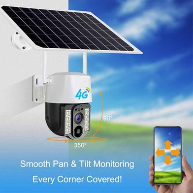 Solar WiFi Outdoor Camera 5MP 30X Optical Zoom with 4G Support Battery and Two-Way Audio Slide 5