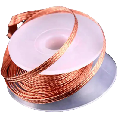 Solder Remover Wick - 2mm Width 0.75m Length Braided Copper Desoldering Braid image