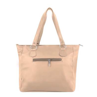 Baggi Solid Color Tote Handbag With 2 Chambers : BAGGI