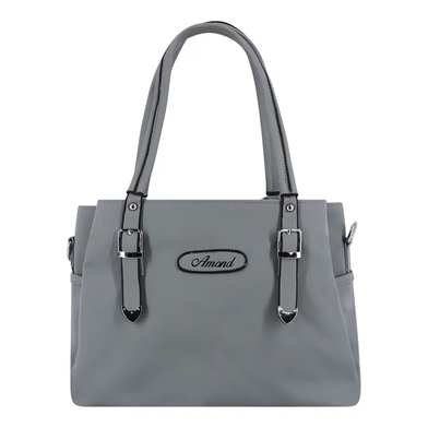 Solid Color Tote Handbag With 3 Chambers image