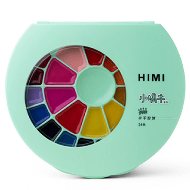 Solid Watercolor Painting Set 24color (Green) image