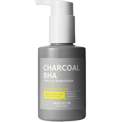 Some By Mi Charcoal BHA Pore Clay Bubble Mask 120ml image