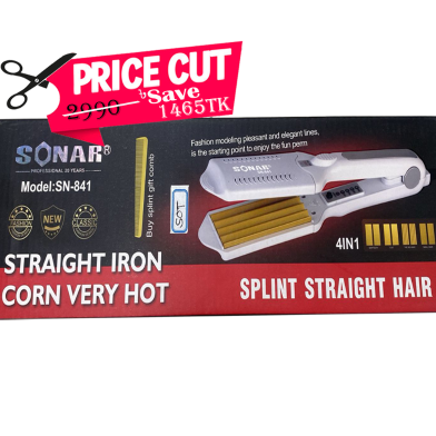 Sonar 4-in-1 Hair Straightener and Crimping Iron image