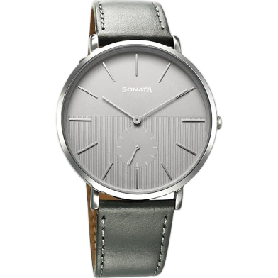 Sonata Ascent Quartz Analog Grey Dial Watch For Men image