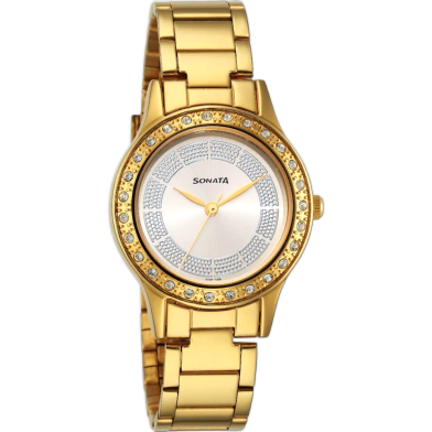 Sonata Blush It Up With Rose Gold Dial Stainless Steel Strap Watch image