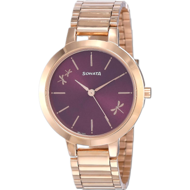 Sonata Play Analog Purple Dial Womens Watch image