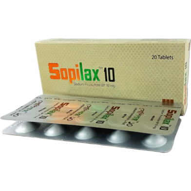 Sopilax 10 mg Tablet 10's strip image