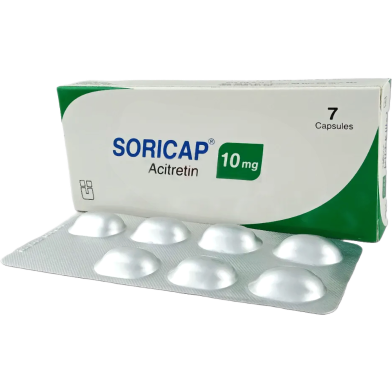 Soricap 10 mg Capsule 7's Pack image