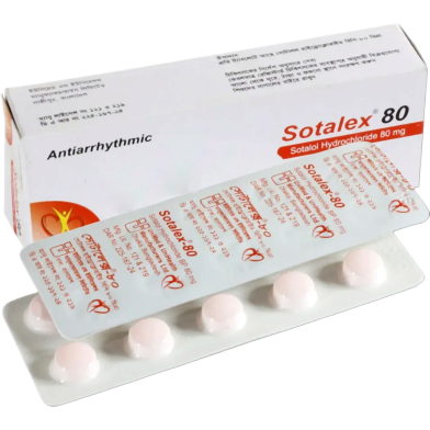 Sotalex 80 mg Tablet 10's Strip image