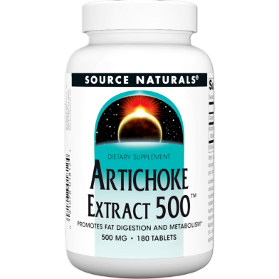 Source Naturals Artichoke Extract 500mg 180 Tablets - 21078018124 image
