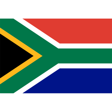 South Africa Flag FIFA World Cup 2026 Printed Polyester Fabric image