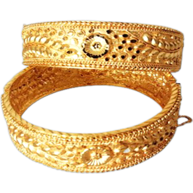 South Indian Gold Plated Bala Ruli Bracelets For Bangles Women 1 Pcs image