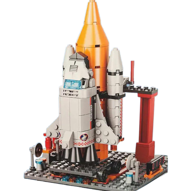 Space Launch Center Station High Quality Space Rocket Model Building Blocks For Authentication Children image
