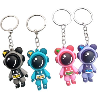 Space-Suited 3D Astronaut Keychain Keyring image