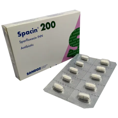 Spacin 200 mg Tablet 10'S Strip image