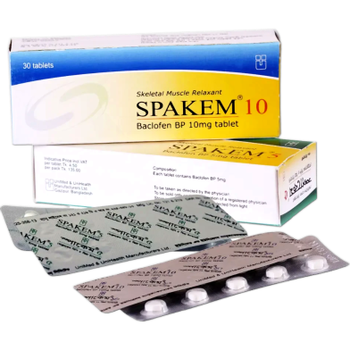 Spakem 10 mg Tablet10's strip image