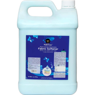 Spark Bliss Liquid Softener Natural Blue Brightener Fabric Conditioner and Long lasting Fragrance Orchid Extract- 5Ltr image