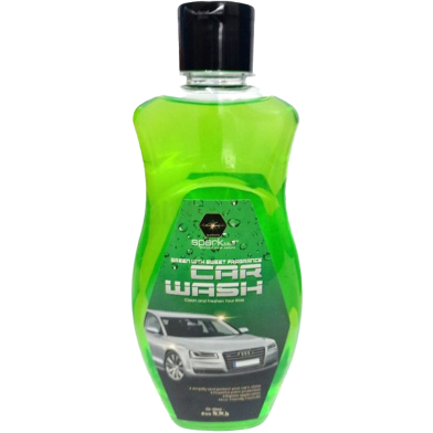 Sparkbliss Car Wash Green With Sweet Fragrance, Blose Clean and Shine, Protect, Clean and Freshen Your Ride - 500ml image