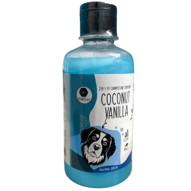 Sparkbliss Coconut Vanilla 2 in 1 Pet Shampoo and Conditioner 250ml image