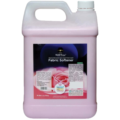 Sparkbliss Liquid Softener Sweet and Floral Brightener Fabric Conditioner and Long lasting Fragrance- 5Ltr image