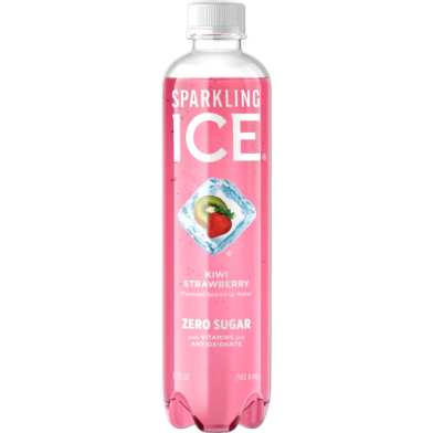 Sparkling Ice Zero Sugar Kiwi Strawberry Flavored Water 502.8 ml image