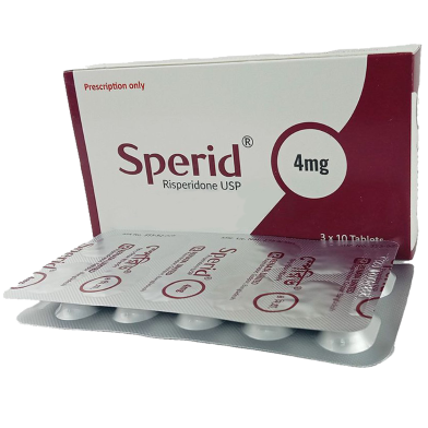 Sperid 4 mg 10's Strip Tablet image