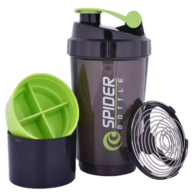 Spider Shake Bottle – Perfect Gym Protein Mixer Slide 3