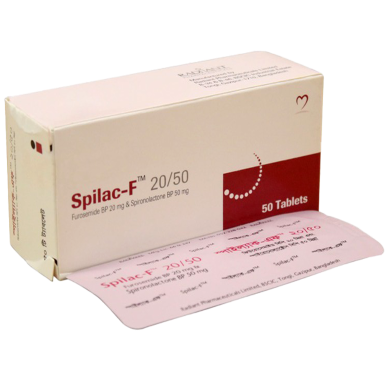 Spilac-F 20 mg, 50 mg Tablet 10's Strip image